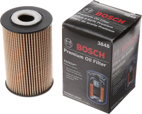 Bosch Automotive 3848 Premium Oil Filter-Compatible With Select Genesis G80;Hyundai Azera,Equus,Genesis,Genesis Coupe,Palisade,Sonata,Veracruz;Kia...