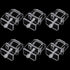 6pcs aquarium lid clips fish tank top cover lid support holder clip for rimless or rim fish tank...