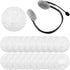 100 Pieces Headphone Ear Covers Disposable Earphone Overs Sanitary Non-Woven Stretch Earpad Covers Earcup Covers Fit for Most on Ear Headphones (W...