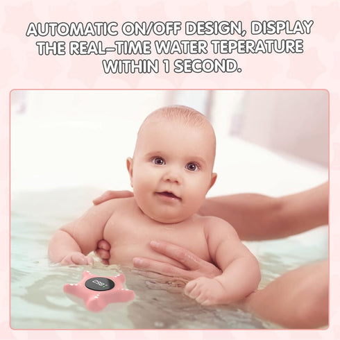 Baby Bath Thermometer Safety, Digital Bathing Water Temperature Thermometer for Infants pregnancy...