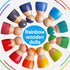 SHIERDU 12 PCS Rainbow Wood Peg Dolls Wooden Pretend Play People Figures for Toddlers Preschool Learning Educational Toys Wooden Toddler Toys for ...