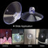 ANCIRS 30 Pack 35mm Suction Cups for Glass Table Tops, Rubber Transparent Anti-Collision Sucker Pad Without Hooks for Home Decoration...