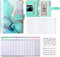 Budget Binder, A6 Marble PU Leather Binder, Money Organizer Budget Planner with 8 Zipper Cash Envelopes, 12 Expense Budget Sheets & 2 Letter Label...