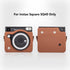 Protective Case for Fujifilm Instax Square SQ40 Instant Camera - Vintage PU Leather Camera bag with Adjustable Shoulder Strap - Classic Brown...