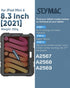 SEYMAC Case for iPad Mini 6 8.3 Inch, Full-Body Shockproof Protective Case with Screen Protector, 360° Rotating Stand, Hand/Shoulder Strap and Pen...