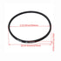 Walmine 27001007 Black Rubber Washer Drive Belt Replacement for Amana,Replaces WP27001007 37820 40053602