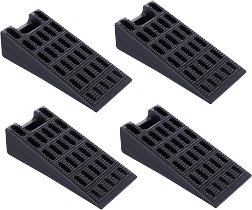 Door Stopper,4 Pack Flexible Rubber Door Stops Wedge Holder,DIY Furniture Levelers for Doors, Tables of Home Improvement?Office?School?Factory etc...