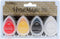 Tsukineko VersaMagic Dew Drop Inkpad of All Kinds, 4-Pack, Clowning A...