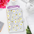 SOUL MAMA PVC A6 Budget Binder with Cash Envelopes for Budgeting - Cute Daisy Yellow Money Organizer for Cash Budget Binder, Clear Budgeting Plann...