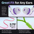 10x Multipack | Earbuds with Microphone, for Schools, Classroom, Libraries, Museums, etc., Wired in-Ear Earphones with Mic for Kids, Teenagers & A...