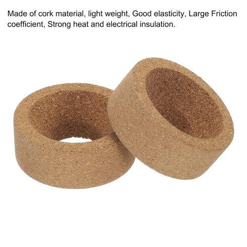 uxcell Lab Flask Support Cork Stand 80mm Diameter Round Bottom Holder for 50ml-250ml Flasks 4Pcs...