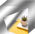Flexible Mirror Sheets Self Adhesive Non Glass Mirror Tiles Stickers for Home Wall Decor(10 Pieces,6 x 6 Inches)...