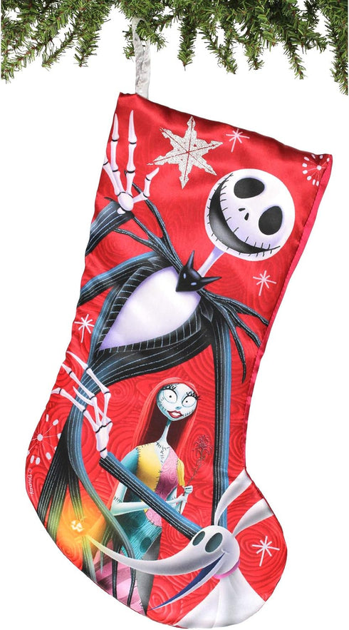 Kurt S. Adler Disney The Nightmare Before Christmas Jack and Sally Stocking...