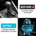Gear Shift Hoodie Universal Gear Shift Cover Mini Shifter Hoodie Funny Sweater Hoodie for Gear Shift Knob Cute Car Interior Accessories-Blue and R...