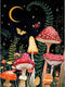LVIITIS Paint by Number Kits for Adults Beginner and Kids, Mushroom Acrylic Oil Painting on Canvas,Drawing Paintwork with Paintbrushes,Arts Craft ...