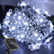 Solar Flower String Lights Outdoor Waterproof 50 LED Upgraded Flower Fairy Light for Garden Fence Patio Yard Christmas Tree Lawn Party (Cool White...