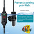 Mini Submersible Aquarium Heater, 10/20/25/50/100/150 Watts Adjustable Fish Tank Heater, Built-in Thermometer, External Temperature Controller, Sm...