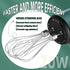 3 Speed Hand Mixer with Flex Edge Beaters-HM903 (Green)...