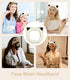 Huachi 2 Packs Cute Cat Spa Headband for Washing Face Makeup Skincare, Animal Headbands for Women Girls Trendy Stuff Gifts Soft Coral Fleece Facia...