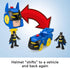 DC SUPER FRIENDS Fisher-Price Imaginext Batman Toy Head Shifters Batmobile & Figure Set for Preschool Pretend Play Kids Ages 3+ Years...