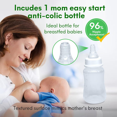 Manual Breast Pump, Silicone Hand Pump for Breastfeeding, Small Portable Manual Breast Milk Catcher, Baby Feeding Pumps & Accessories, White, Moth...