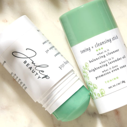 Julep Toning + Cleansing Exfoliating Makeup Removing Face Cleanser Stick with Lavender Oil Soothing Dry Skin Cleanser with Lavender Oil...