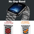 iiteeology Lightweight Stainless Steel Band Designed for Apple Watch Ultra 2 & Ultra, Series 1-10, 46mm, 45mm, 44mm, 42mm, Replacement iWatch Band...