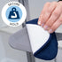 S&T INC. Glass Cleaner, Collapsible Window Cleaner for Home, Car, and Windshield 3 Microfiber Pads, Grey and Blue...