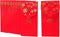 Honbay 10PCS Chinese Red Envelopes Lucky HongBao Money Pockets, 17.7x8.5cm/6.97x3.35inch - Congratulations and Prosperity (Blessing)...
