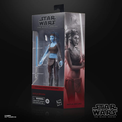 STAR WARS The Black Series Aayla Secura Toy 6-Inch-Scale Attack of The Clones Collectible Action Figure, Toys for Kids Ages 4 and Up...