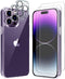 5 in 1 Defender Designed for iPhone 14 Pro Max Case 6.7 Inch, with 2 Pack Tempered Glass Screen Protector Camera Lens Protective Clear...