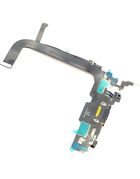 USB Dock Charging Port Flex Cable PCB Board Module Replacement Compatible with Apple iPhone 13 Pro Max (Black)...