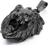 Cupimatch Lion Head Pendant Necklace, Mens Stainless Steel Gothic 22 Inch Biker Link Chain Gold Black...