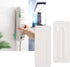 Self Adhesive Power Strip Holder 4 Pack - No Drill Extension Block Wall Mount Fixator - Easy to Install Sliding Design - for Home, Kitchen, Office...
