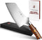 TUO Vegetable Cleaver- Chinese Chef’s Knife - Stainless Steel Kitchen Cutlery - Pakkawood Handle - Gift Box Included - 7 inch - Fiery Phoenix Seri...