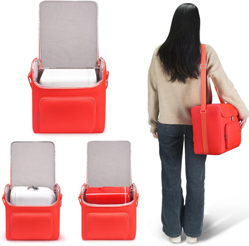 Case for Mini Fridge,Case Compatible with Portable Car Refrigerator/Makeup Fridge,Protective Case Suitable for Mini Portable Compact for Bedroom,O...