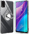 Case for TCL 30T (T603DL) Phone Case Clear with Ring Kickstand,Tempered Glass Screen Protector, Shockproof (Clear)...