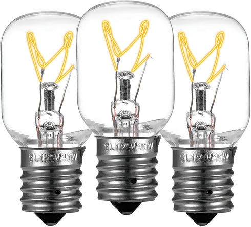 UP2WIN Light Bulb Compatible with Whirlpool 8206232A Light Bulb, 40w 125v Microwave Oven Light Replace for Part Whirlpool Kenmore Maytag Microwave...