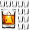 Ruckae 12 Pack 2 OZ Shot Glasses Set Clear Shot Glasses Bulk with Heavy Base Bar Square Glass Shot Cups for Vodka Tequila Whiskey Liquor...