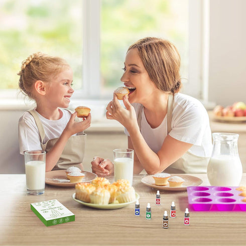 Nomeca Food Flavoring Oil, Fruit Vanilla Cream Chocolate Strawberry Candy Flavors for Baking, Cooking and Lip Gloss Making - Water & Oil Soluble -...