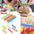10Pcs Colors Plastic Sealing Clips, Bag Clamp for Food and Snack Bags, Portable Home Snack Storage Folder, Clamp Sealer Preserve Food Fresh Specia...