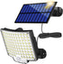 Solar Light Outdoor, 106 LED Solar Light Outside with Motion Detector, IP65 Waterproof, 120° Lighting Angle, Solar Wall Light for Garden with 16.5...