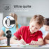 Mini Portable Fan, Rechargeable USB Desk Fan with 3-Speed Adjustment for Travel, Office & Outdoor Use...