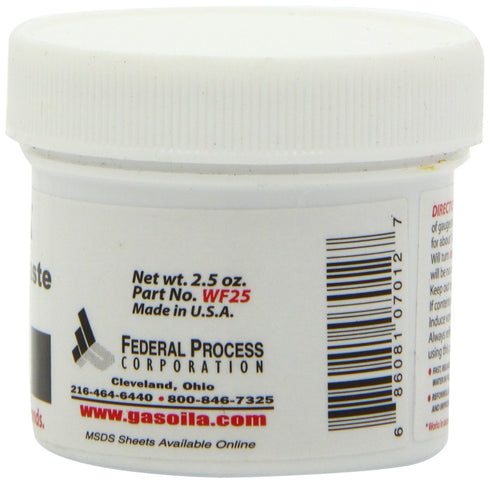 Gasoila Water Finding Paste - Fuel Water Detection Gasoline, Diesel, Kerosene, Petroleum | 2.5 oz Jar | Quick Color Change | Reliable & Easy to Us...