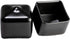 Made in USA Prescott Plastics 0.75" Inch Square Vinyl Plug Insert (10 Pack), Black Flexible Rubber End Cap for Metal Tubing, Fence, Glide Insert f...