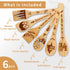Harry Gifts for Women Kitchen Accessories Wooden Spoons for Cooking Utensils Set 7pcs Magic Wizard Spoon for Wedding&Housewarming-Wooden Spatula f...