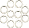 10 pcs 1.25 inch(32mm) Small Round Carabiners Clips Metal Trigger Spring O Rings Snap Hooks DIY Charms Accessory for Keychains Bags Purses Crafts ...