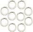 10 pcs 1.25 inch(32mm) Small Round Carabiners Clips Metal Trigger Spring O Rings Snap Hooks DIY Charms Accessory for Keychains Bags Purses Crafts ...