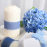 4 Pieces Handmade Fringe Chiffon Silk Ribbon 1.5" x 5.47Yd *4Pcs(Total 21.87Yd) Blue Ribbons Set for Wedding Invitations Bridal Bouquets Gifts Wra...