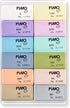STAEDTLER 8023 C12-3 FIMO Soft Oven Hardening Modelling Clay 12 x 25 g Blocks - Pastel Colours...